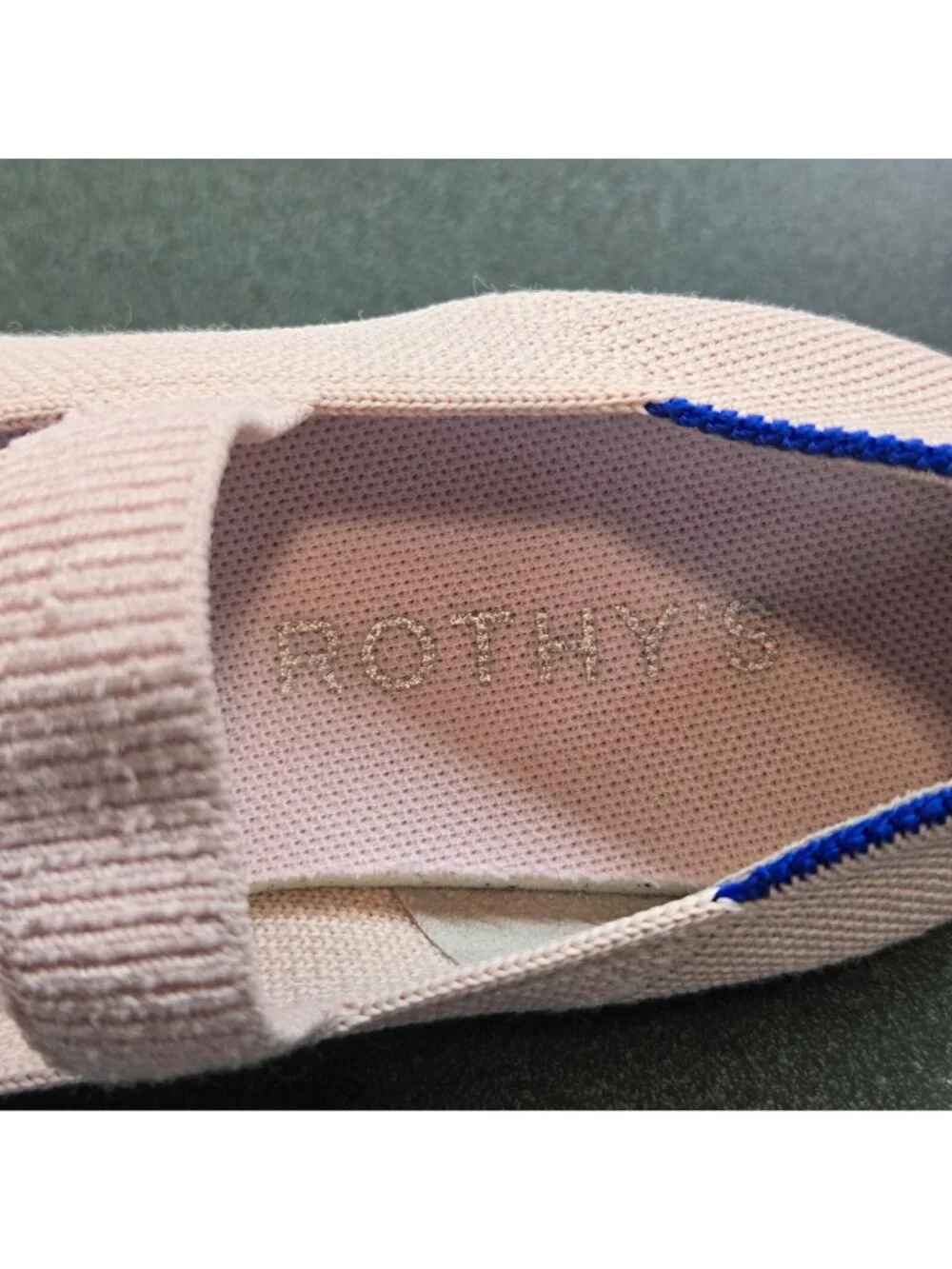 Rothy's Kids Mary Jane In Ballerina Pink Mesh Flats Slip-On Size 13 *READ